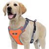 Acxilexy Imbracatura per Cani, No-Pull Imbracatura Traspirante e Riflettente, Non Strozza, 4 Cinghie Regolabili, Anti Tiro, Facile da Indossare, Imbracatura Morbida per Cane Grande Medio Piccolo