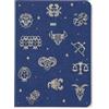 Letts of London Zodiac - Agenda settimanale 2025, formato A6, colore: mezzanotte