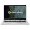 ASUS Chromebook C423NA#B094K29873 , Notebook con Monitor 14 HD Anti-Glare, Intel Celeron N3350, 4GB LPDDR4, 64GB eMMC, Sistema Operativo Chrome, Argento
