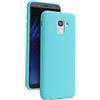 PUTCAR Custodia ultra sottile per Samsung Galaxy J6 2018, [protezione contro le cadute ANTIURTO] TPU morbida ed elegante, cover sottile e satinata per Samsung Galaxy J6 2018 - azzurro