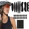 KARELLS Imbottiture Per Caschi,imbottitura per casco da bicicletta,Schiuma per imbottitura per casco,Imbottitura Casco Bici,Kit Di Imbottitura Per Casco,Imbottitura Del Casco Protettivo,Nero