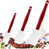 masteymoh Spatola in gomma ad alta resistenza al calore in silicone raschietto commerciale spatola per cucinare, set di 3 spatole in gomma (25,4 cm + 35,6 cm + 40,6 cm (S+M + L) spatole
