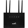 Lrporyvn Router Wireless WR710 Router WIFI 300Mbps 4G LTE Modem 4 Antenna Esterna RJ45 WAN LAN con Slot per Scheda SIM-Spina EU