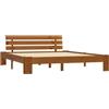 Gecheer Struttura Letto,Giroletto,Telaio Letto,Matrimoniale,Moderno,in Legno di Pino,Marrone Miele,180x200 cm,Letto Matrimoniale 180x200 cm,Letto Moderno,Letto in Legno,Letto Bianco,Letto con Doghe