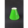 Illuminazione d'epoca Paralume vetro campana a cono per lampada applique (verde, bianco, blu, ambra) - Ø 11/17 cm - 11 cm, Verde
