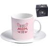 My Custom Style tazzina Espresso+piattino#Mamma - The Best Mom#60x57mm