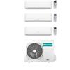 Hisense Climatizzatore Trial Split Hi Comfort 12+12+12 con 3AMW72U4RJC Inverter Wi-Fi R-32 Classe A++ ,