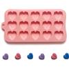 LuLiyLdJ Stampi in Silicone per Dolci, Stampo Silicone, Stampo per Torta Dell'amore da 15 Griglie, 1 Pezzo