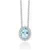 Miluna Collana Topazio Azzurro Miluna CLD4832