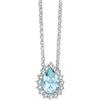 Miluna Collana Topazio Azzurro Miluna CLD4836