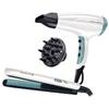Remington Asciugacapelli Remington S8500GP abbinata 2300W + piastra stretta 230Â°