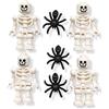 LEGO Accessori - Minifigure spettrali di scheletro di Halloween (confezione da 4) con ragni extra