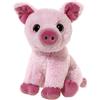 Heunec 273979 MINI-MI - Peluche a forma di maialino, colore: rosa