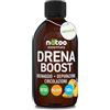 NÄTOO Essentials Drena Boost 500ml - Drenante Forte Dimagrante, Anticellulite Forte con Tarassaco, Te Verde, Uva Ursina, Finocchio e Centella - Diuretico Drenante Forte, Detox Drenante Gambe