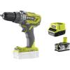 Ryobi R18PD3-0 Trapano Avvitatore Percussione Batteria 18V 50Nm Kit 4.0 Ah