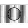Tepro Accessorio per Barbecue Universale in ghisa, con Sistema antiruggine e Superficie griglia: ca. 71,5 x 46 cm, Nero