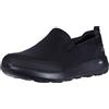 Skechers Go Walk Max Clinched-Athletic Mesh Double Gore Slip on Walking Shoe, Scarpe da Passeggio Uomo, Nero, 46 EU