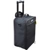 Travel Ready Bagaglio a 2 ruote 40 x 20 x 25 cm con doppia maniglia telescopica omologato per Ryanair Small Bag Non-Priority e tutte le principali compagnie aeree., Nero