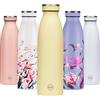 B2DO for GH Borraccia Termica 750ml Iris Gialla | Bottiglia d'Acqua Acciaio Inox Thermos| Bottiglia per Acqua Isolamento Sottovuoto| Doppia parete isolato | Termica bottiglia Senza BPA