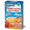 Mellin pappa latte frutta 250 g nuovo formato