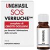 Unghiasil Dispositivo medico per verruche in flacone con pennellino 10ml + 9 cerotti copriverruca