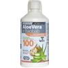 Uragme Puro aloe vera succo e polpa 100% + baobab pesca bianca 1 litro