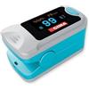 Pulsossimetro da dito pulsoximetro oxy-3 con display per misurazione diossigeno nel sangue e battito cardiaco con cordino e batt