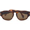 CHANEL Pre-Owned - Occhiali da sole CC tartarugati anni 2000 - Donna - plastica - Taglia unica - Marrone