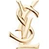 Saint Laurent Pre-Owned - Spilla con stampa - Donna - placcatura in oro - Taglia unica