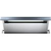 Foster 2451 090 - 2451090 Cappa da Tavolo Downdraft Ghost 90 cm Filotop - Acciaio Satinato/Vetro Nero - Comandi Touch - 4 Velocità - Portata 760 m3/h - Motore 275 W - Classe A