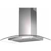 TECNOWIND K338I0019 RLTW FLEX MID PL 60 CAPPA FLEX MID PLUS CRIST. cm 60 - Portata 623 mc/h - Parete - Inox / Vetro Trasparente - Comando Meccanico - Illuminazione 2 x Led - Motore 250 W - Classe C