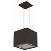 TECNOWIND Cappa a Isola Sospesa 55 x 55 cm Nera Classe A Tecnowind CUBO BLACK 55 - K565I0001