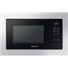 Samsung MG20A7013CT Forno microonde Incasso - 20 litri - Apertura laterale - Grill - Programmi automatici - Larghezza 49 cm - Altezza 27 cm - Touch control - Inox / Nero - LED - 6 Livelli - Grill Fry (piatto doratore) - Bread Defrost - Home Dessert - Scon