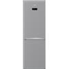 BEKO RCNE366E40XBN - Frigorifero combinato Libera Installazione - Total No Frost - Classe E - Motore Inverter - Inox - Display LED - Altezza 186 cm - Volume totale 324 L - Cerniere reversibili