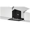 Bosch DBB66AF60 Serie 4 Cappa integrata nel pensile 60 cm Nero Opaco Frontalino in vetro - Potenza 250 W - Portata 620 m³/h - Classe A - 76 dB - LED