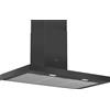 Bosch DWB96BC60 Serie 2 Cappa a parete cm. 90 , Classe energetica B , Portata 619 m3 , Rumorosità 70 db ,Comandi Pulsanti , Finitura Nero , Tipologia Moderno , Potenza 215 W