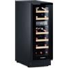 Dometic Home D18B Cantina vino cm. 30 - Capacità bottiglie 18 - Incasso colonna / Libera installazione - Nero - Larghezza 30 cm - Altezza 82 cm - Doppia temperatura - Classe G