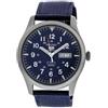 SEIKO 5 Sports SNZG11K1 Orologio Militare Automatico Uomo Bracciale Tessuto Blue