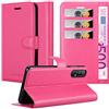 Cadorabo Custodia Libro per Oppo Find X2 Neo in Rosa Vivo - con Vani di Carte, Funzione Stand e Chiusura Magnetica - Portafoglio Cover Case Wallet Book Etui Protezione