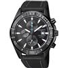 Vagary Orologio Uomo Vagary by Citizen Acqua39 Chronograph All Black Silicone ref. IA9-942-50