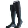 FALKE No. 4 M KH seta al ginocchio tinta unita 1 paio, Calzini lunghi Uomo, Nero (Black 3000), 41-42