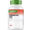 Vit4ever Coenzima Q10 extra ad alto dosaggio con 250 mg per capsula - 180 capsule - 6 mesi di fornitura - Premium: Q10 da fermentazione vegetale + piperina - 100% ubichinone - Vegan