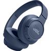 JBL TUNE 720BT Cuffie Over-Ear Bluetooth Wireless, Pieghevoli e Leggere, Microfono e Comandi su Padiglione con Voice Aware, JBL Pure Bass, Connessione Multipoint, fino a 76 ore di Autonomia, Blu