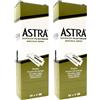 100 Lamette Da Barba Astra Platinum Rasatura Uomo