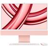 Apple Computer Pc Fisso All in One Apple IMAC 2023 M3 8 CPU 8 GPU 8+256GB Pink MQRD3