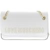 Love Moschino Smart Daily Bag, Borsa a Tracolla Donna, Bianco, Standard