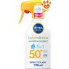 Nivea Sun Kids Sensitive Protect SPF 50+ Trigger - Confezione Da 270 ml