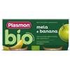 Plasmon Omogeneizzato Bio Banana Mela 2 Vasetti X 80 G