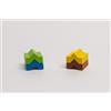 Meeple tetto impilabile marrone 20x16x12mm