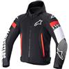 Alpinestars Giacca Moto Traforata Alpinestars ZACA AIR Fluo Rosso Bianco